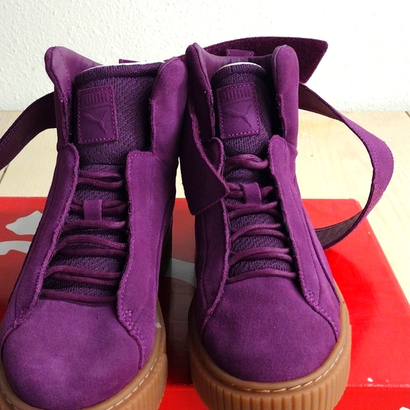 PUMA women's PLATFORM MID OW SNEAKER - Picture 4 of 6